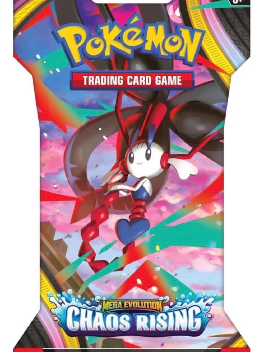 Pokemon Chaos Rising Booster Pack - Pink, Blue, Red, Teal
